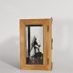 Miniature Fairy Shadowbox, Crystal Nature Shrine, Fantasy Fairy Garden, Miniature Garden Sculpture, Natural Quartz Crystal Steampunk Diorama