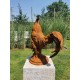 Large Cast iron rooster - Garden statue - Cast iron garden sculptures