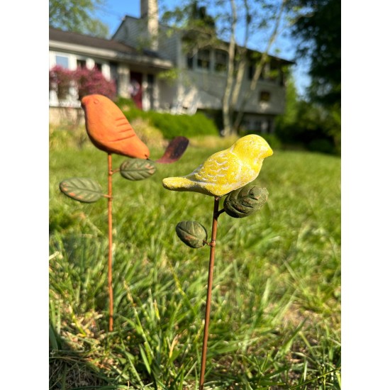 Yellow Bird Plant Pick