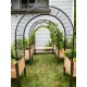 2' x 4' Arch Trellis with Planter Boxes