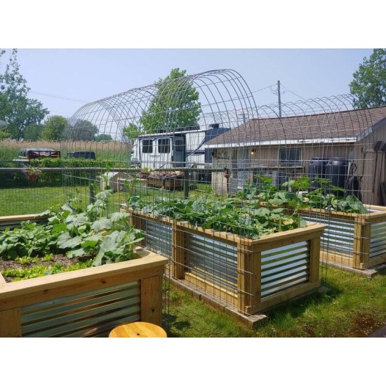 Vegeta Corrugated Metal Raised Garden Bed