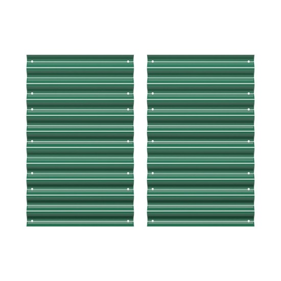 Side Panels To Extend 17"/32" Tall Metal Raised Garden Beds -2 Pics
